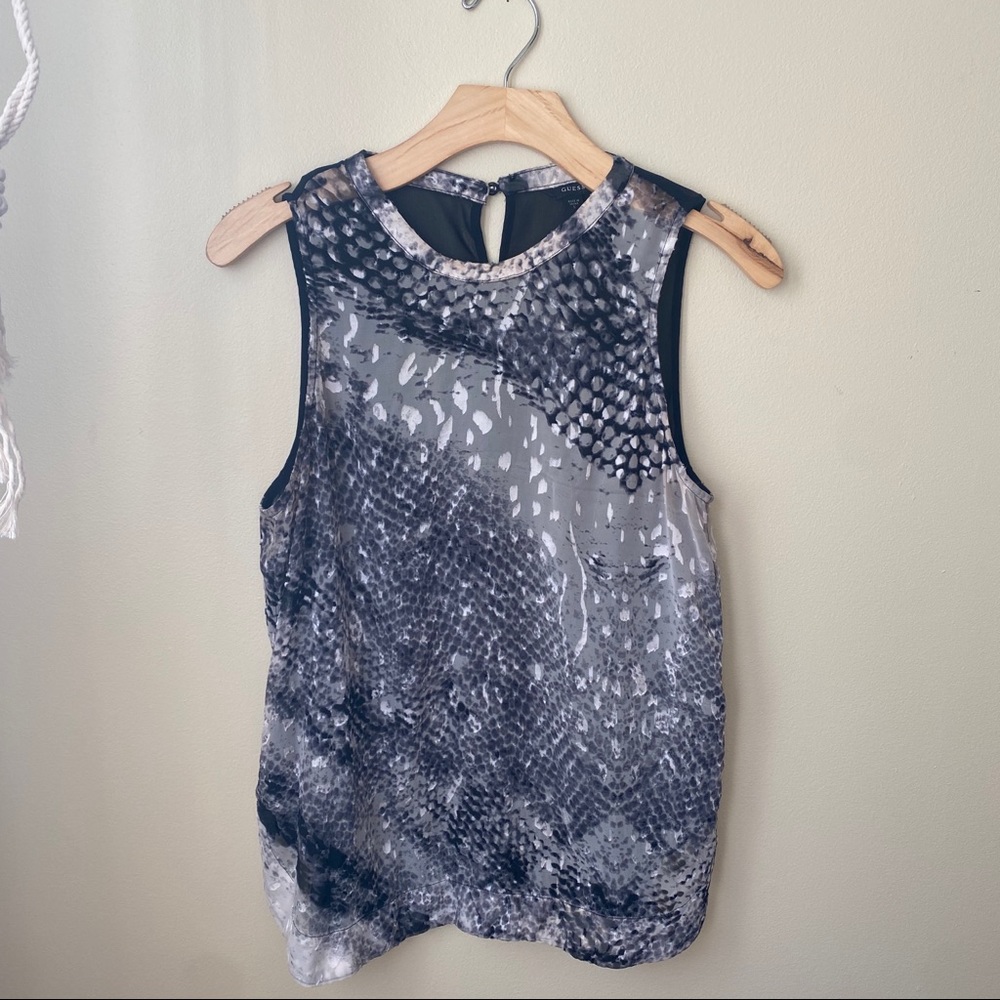 Guess | snake print tank